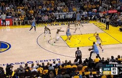 咬住！小贾伦-杰克逊和贝恩连中两记三分 分差只剩1分了