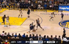 做饼大师！哈登里突外吊 连续为小卡和祖巴茨送出保姆级助攻