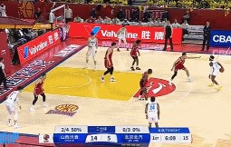 👏投得很坚决！杰曼弧顶命中撤步干拔三分